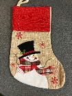 Personalised Stocking Snowman