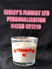 Personalised candle